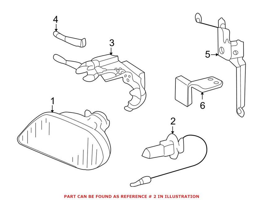 Mercedes Light Bulb (Foglight / Headlight) 000000001604